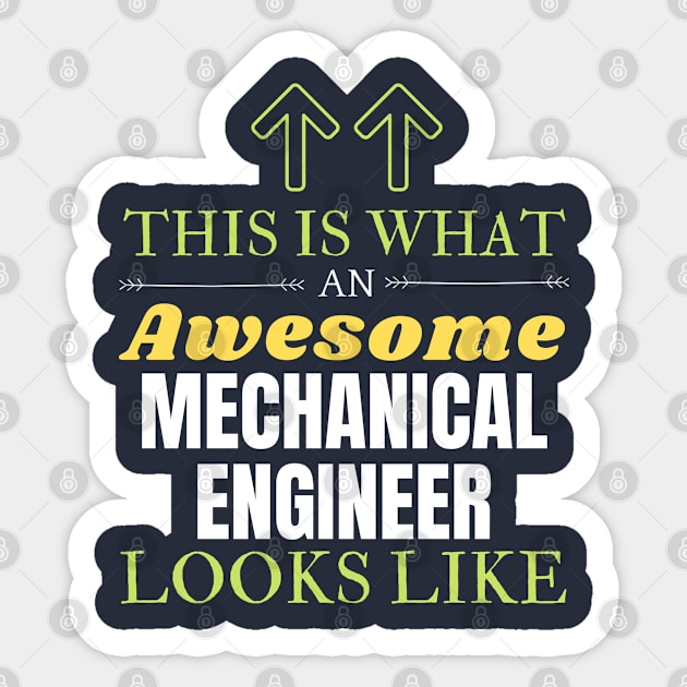 Mechanical engineer Sticker by Mdath